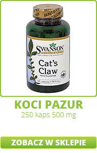 Koci pazur 500mg 100 kapsułek Swanson